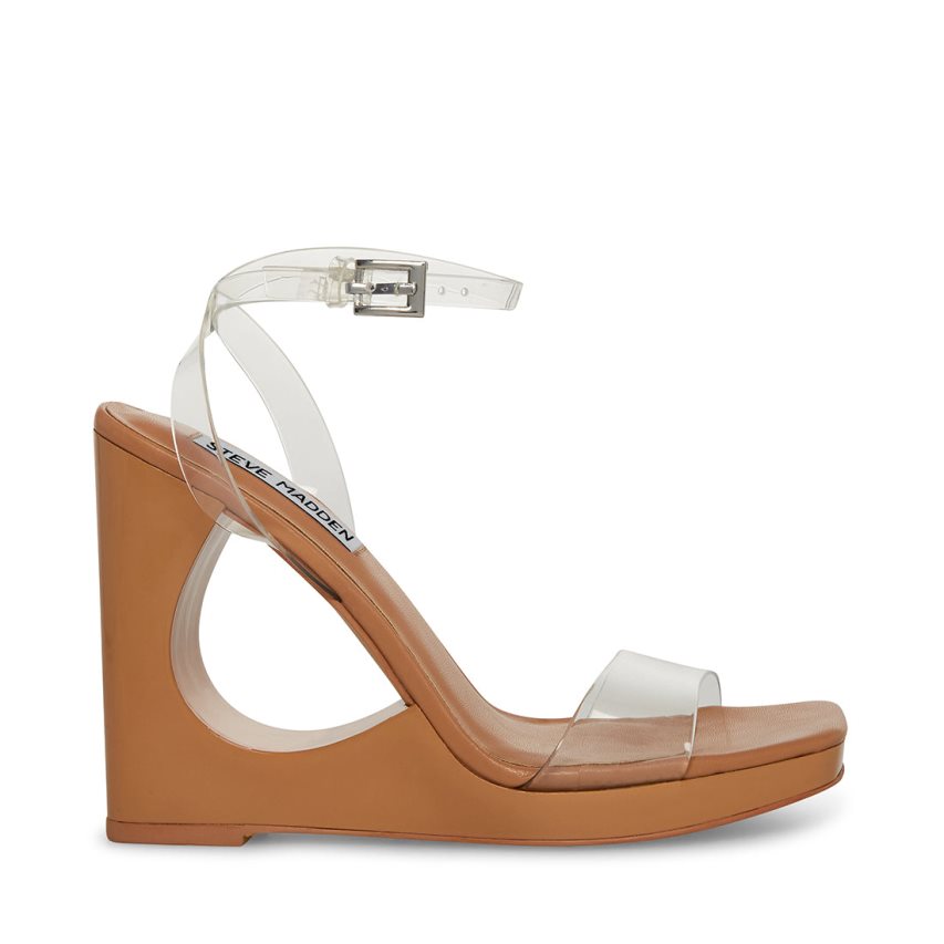 Zapatos Cuña Steve Madden Micah Mujer Marrones | ES NZ3E9S